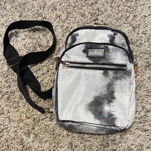 Kedzie Black and Gray Men's Belt Bag